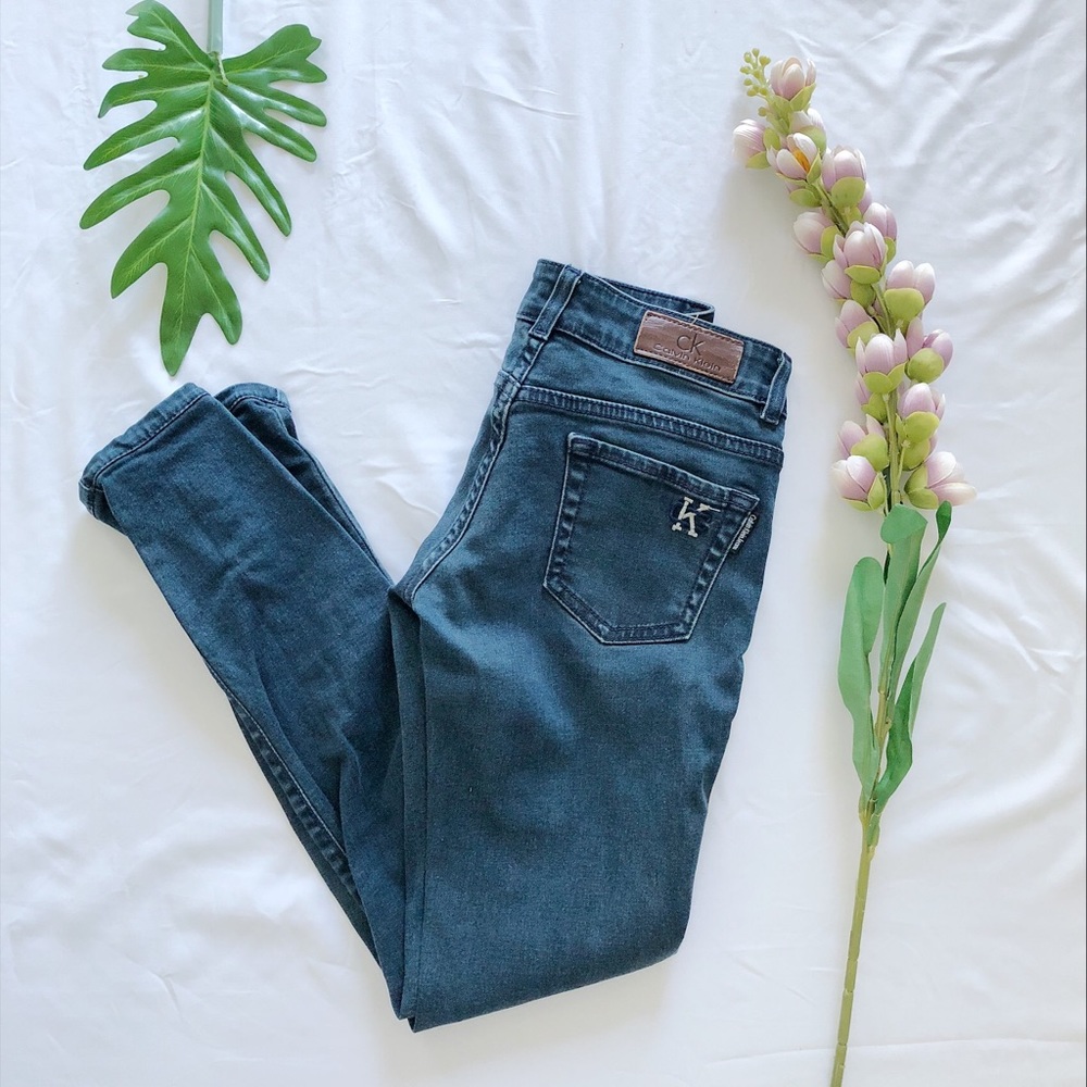 CK low rinse skinny jeans